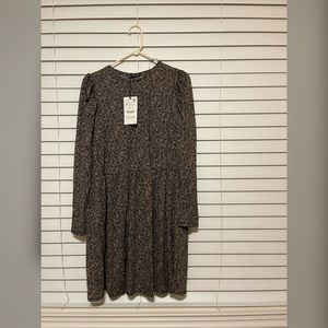NWT Zara long sleeve dress